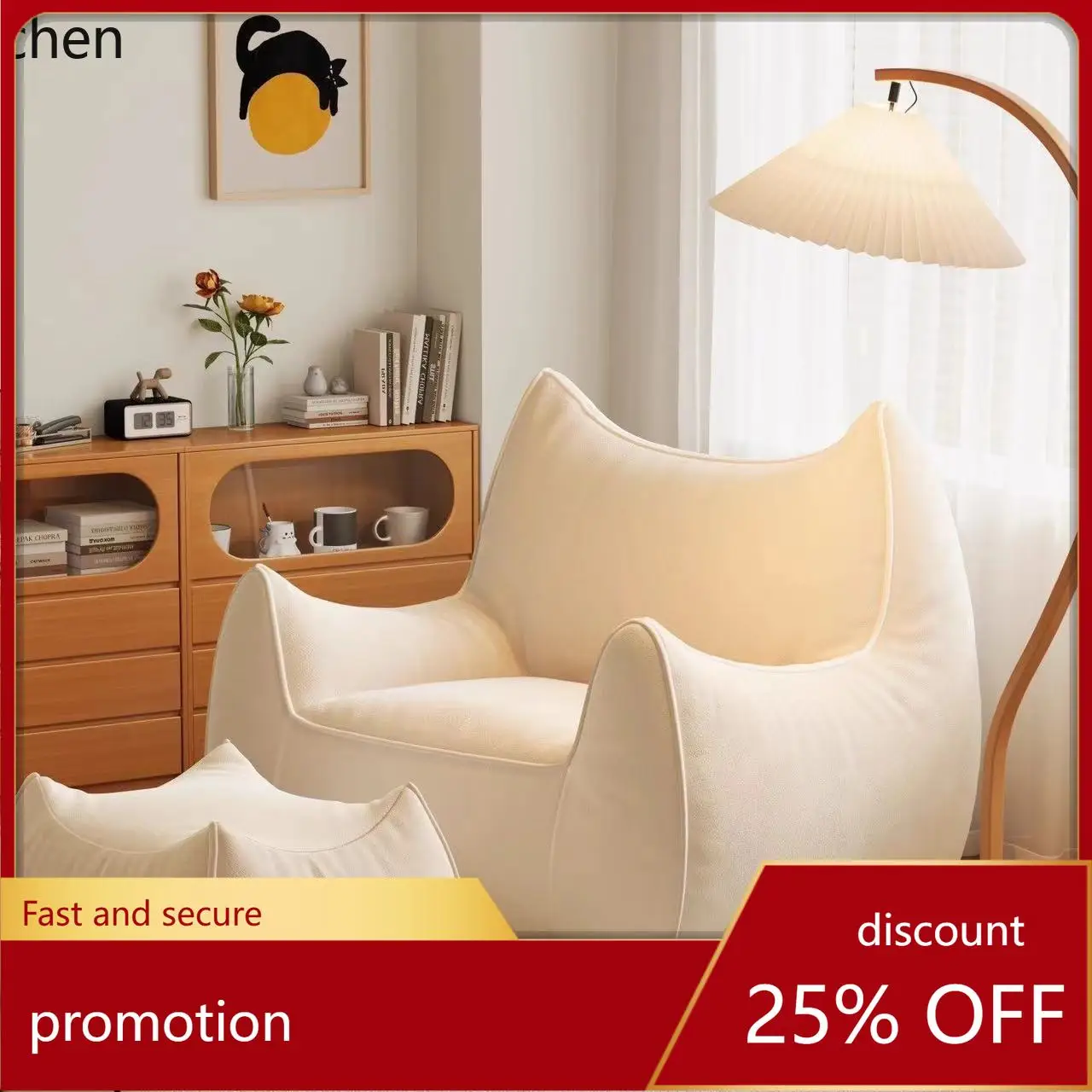 HXL Lazy Sofa Bedroom Balcony Single Tatami Sofa Leisure Bean Bag