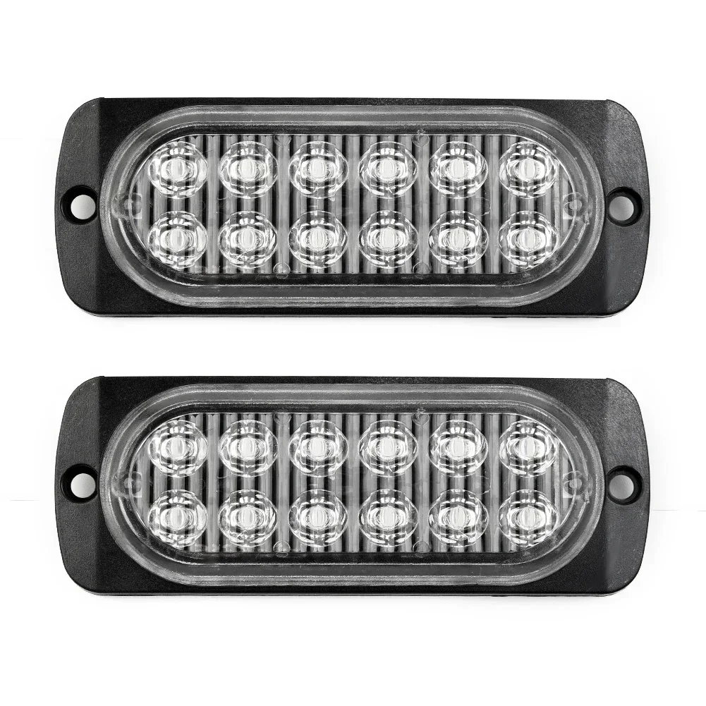 High Quality New Practical LED Urgent Light Lamp 333mA For Truck Car 12v~24v Van 2pcs Accessories Cab Fog Lamp
