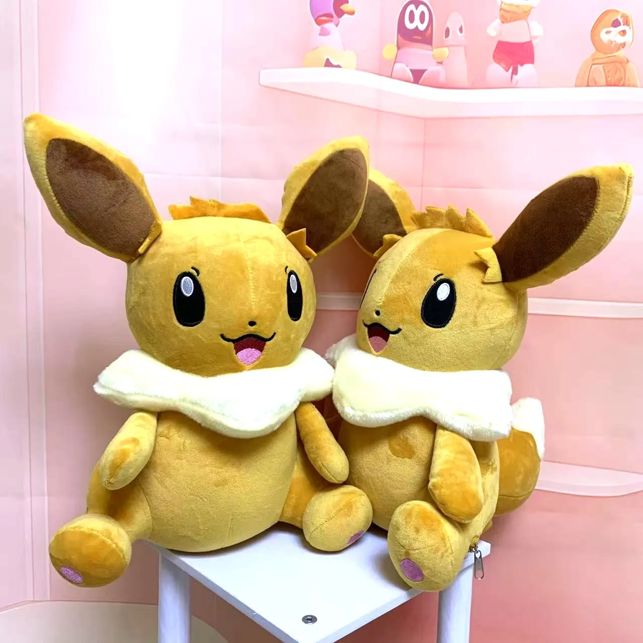 Hot 30 cm Pokemon Eevee Veranderend Ei Omkeerbare Pluche Pop Kussen Cartoon Kawaii Anime Elf Eevee Knuffel Verjaardagscadeau voor kinderen