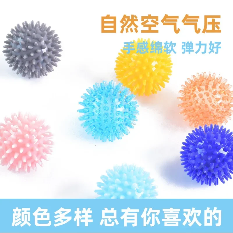 

1pc TPR Finger Massage Ball Hedgehog Balls Primary Grip Training Soft Ball Rehabilitation Massage Finger Balls Practice Hand