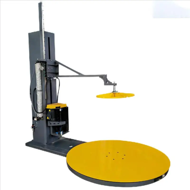 Pallet Pre-stretch Plastic Film Wrapping Machine Pallet Wrapping Machine with Top Plate Custom & Bulk Order
