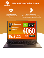 MECHREVO 15PRO Gaming Laptop AMD Ryzen 7 8745H Processor NVIDIA GeForce RTX4060 Graphics 16GB Memory 1024GB SSD for Gamers