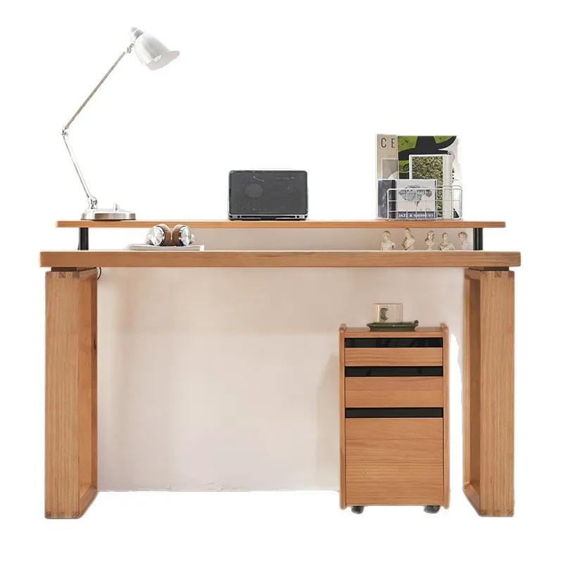 

Japanese desk desktop computer desk solid wood household simple bedroom writing calligraphy desk Nordic workbench