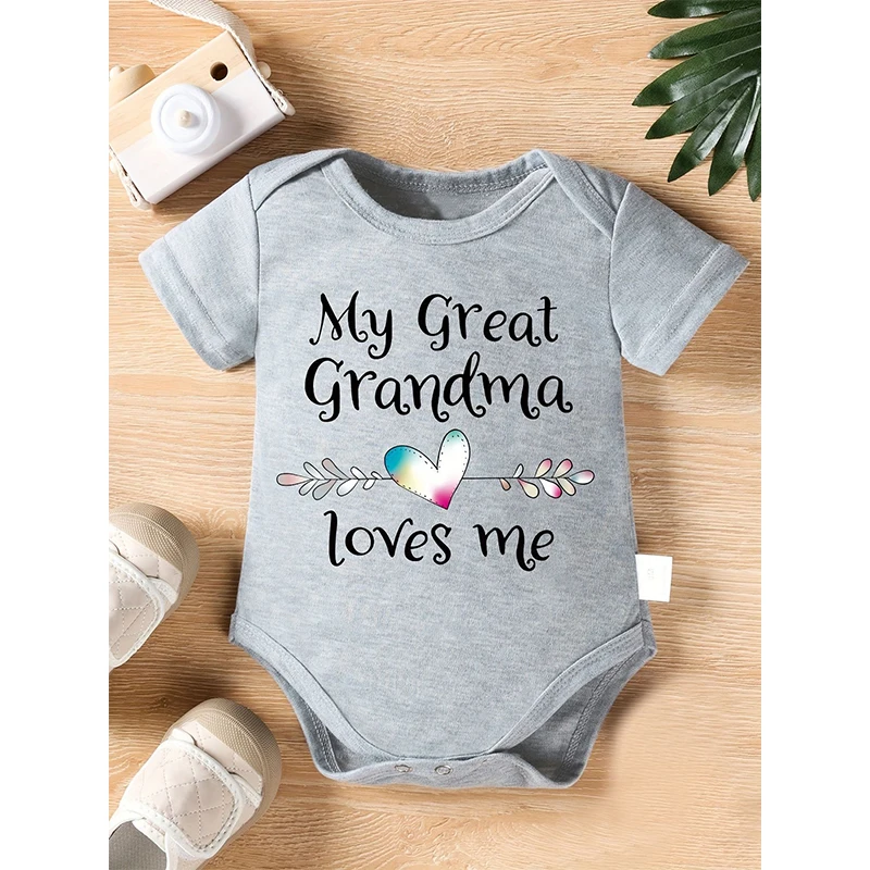 Baby Rompers Unisex Cute Print Short Sleeve Leotard Tops Soft Comfortable Romper For Infant Baby Boys Girls