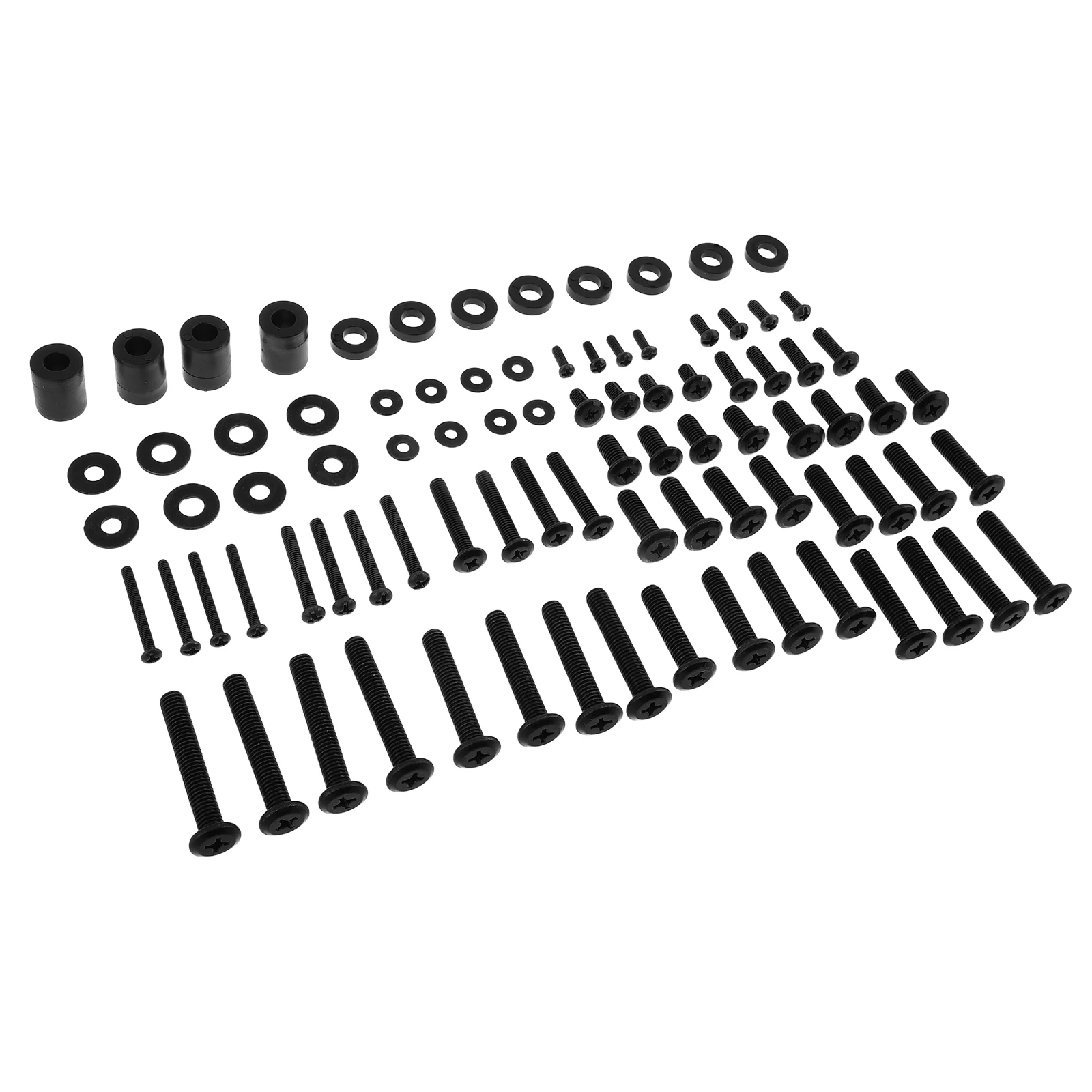 

88 Pcs Wall Mount Screw Kit Heavy Duty Metal Brackets Complete Set Secure Installation Universal Compatibility Monitor