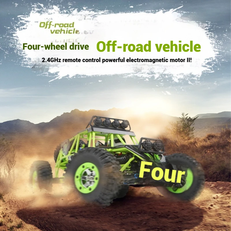 WL Remote Control Rc Four-Wheel Drive Charging Off-Road Climbing Car 1:12 Full Scale Toy Racing Car High-Speed Drift Racing Car