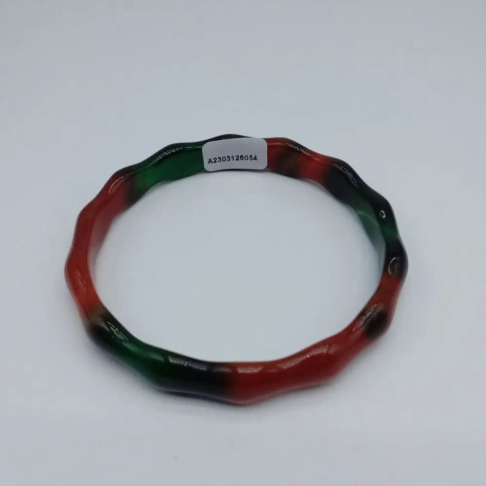 

60mm Certified Natural Agate Chalcedony Multi-color Jade Bracelet Bangle