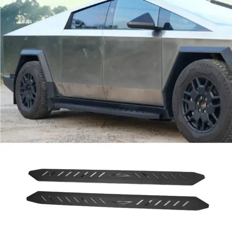 

Fit for T Esla Cybertruck 2024-2025 High-Strength Side Steps, 2PCS Running Boards Nerf Bars with Anti-Slip Surface
