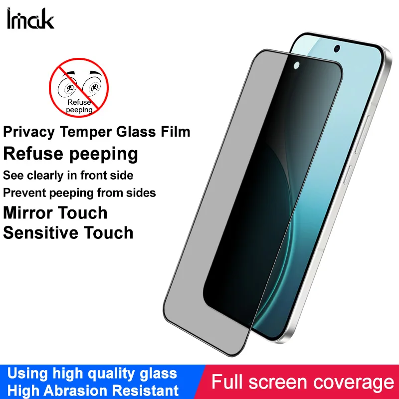 IMAK Privacy Tempered Glass for OPPO A6 Pro 4G 5G Global Screen Protector Film
