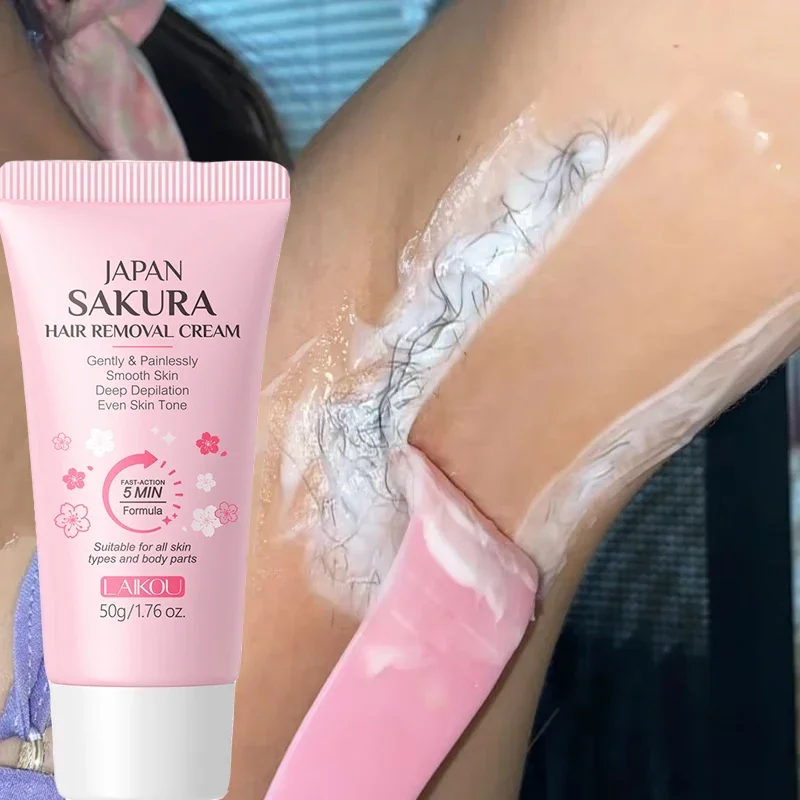 Hair Removal Cream Fast Painless Hair Growth Inhibitor Arm Armpit Legs Intimate Areas Permanent Depilatory for Men Woman
