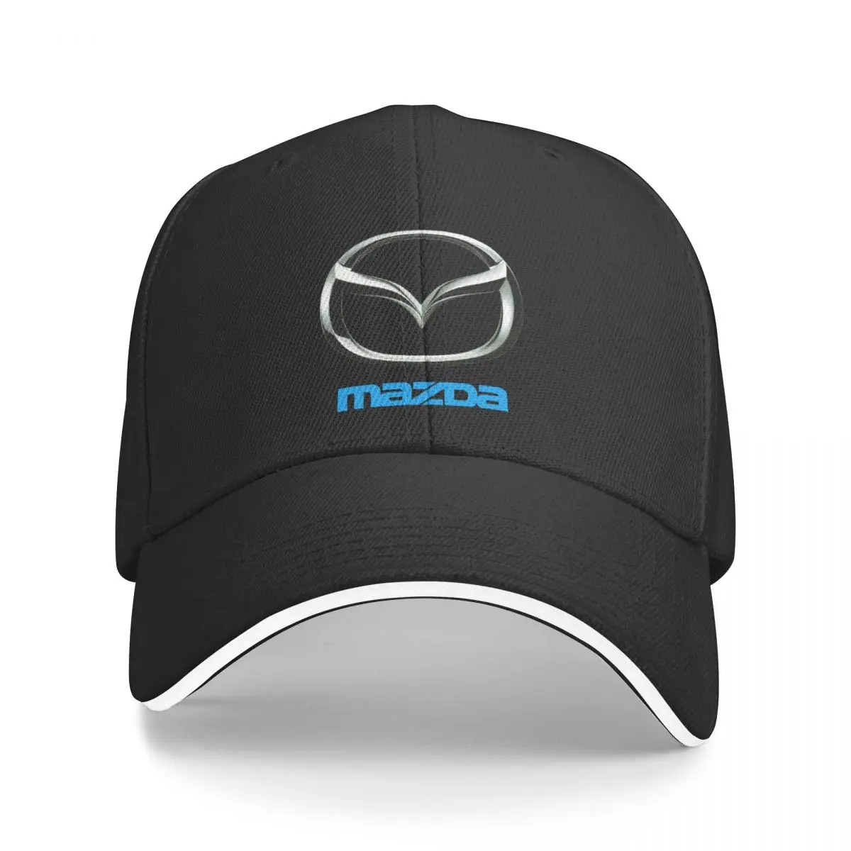 Голубые бейсболки с надписью Mazda, повседневные Шапки-сэндвич