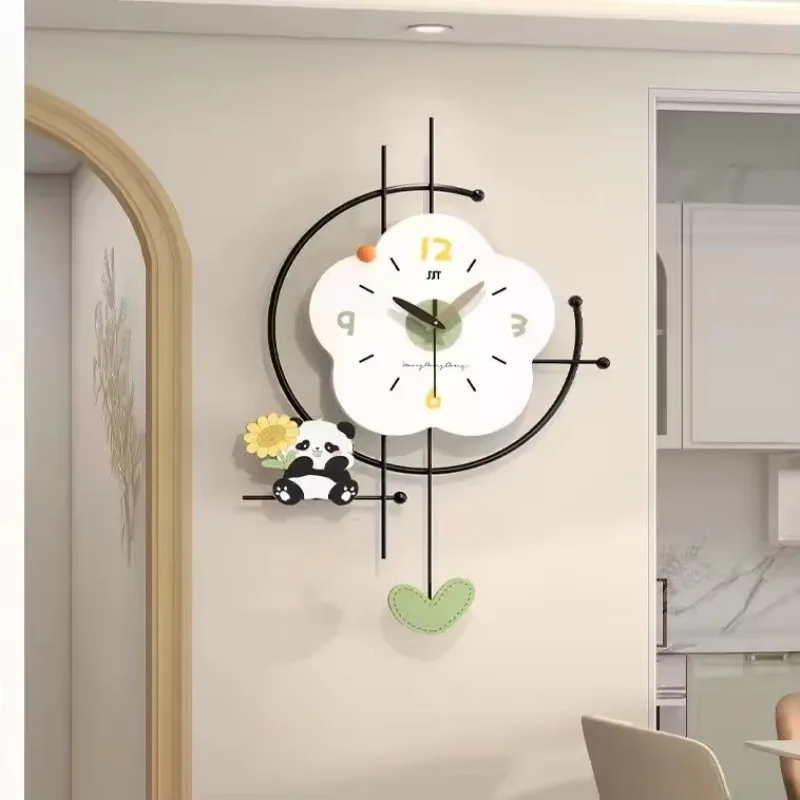 40X60cm Simple TV Sofa Background Dining Room Decoration Silent Wall Clock Clock Hanging Painting Living Room Wall Painting