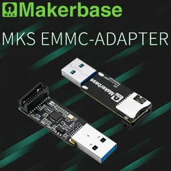 Makerbase-MKS EMMA V2アダプター,USB 3.0,MKS EMMCモジュール用リーダー,Micro SD TFカード,MKS Pi Skiper