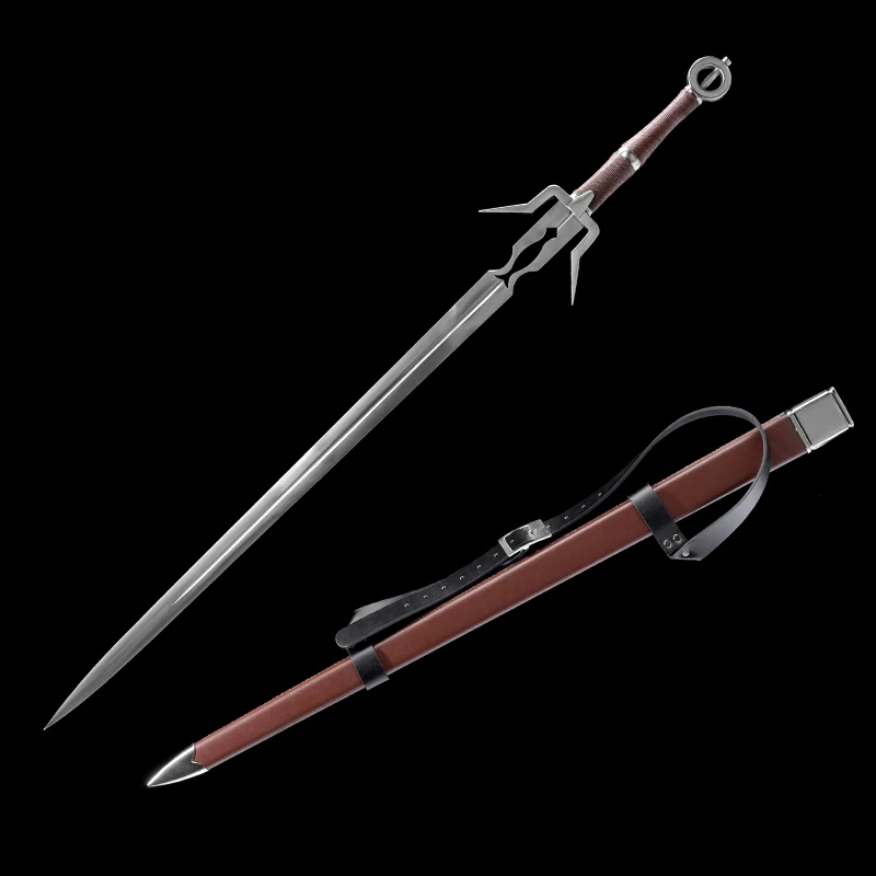 Home Decoration,Cosplay Props, Home Ornament Sword, Replica Game Sword Witcher Ciri's Sword. Real Steel Blade Sword,2 Options