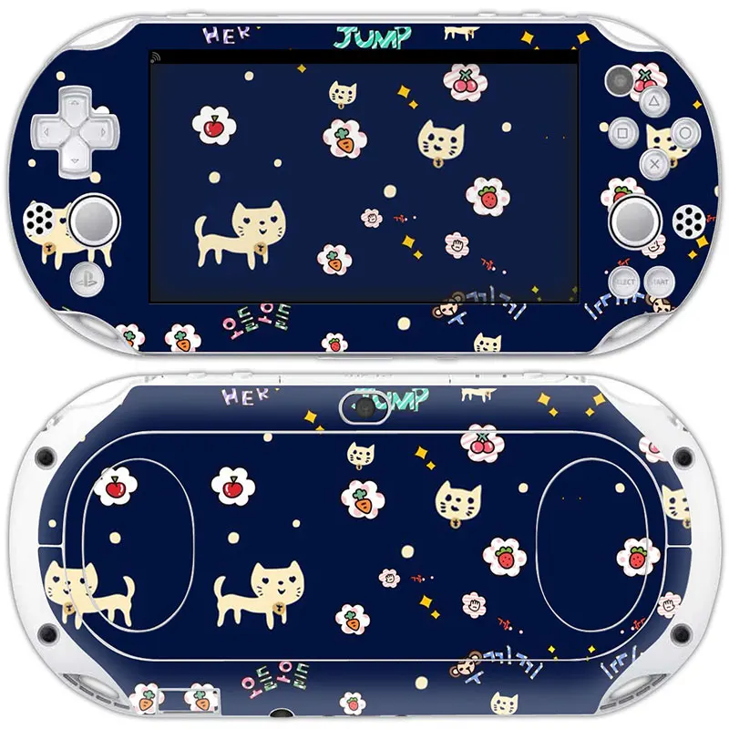 Stylish Design Vinyl Decal Skin Sticker For PSP Vita2000 Gaming Console Fresh pattern style customized