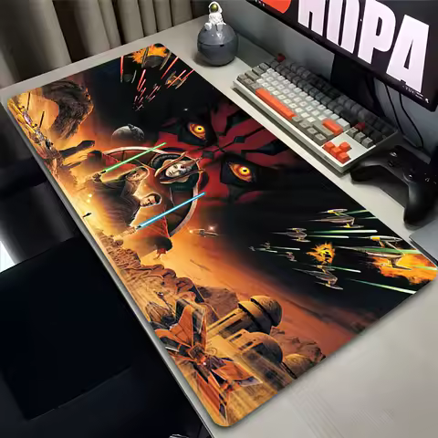 Star Wars Large Mouse Pad Keyboard Accessories Gaming Mousepad Laptop Extended Office Desk Mat Rubber Mouse Mats Pc Game Deskpad