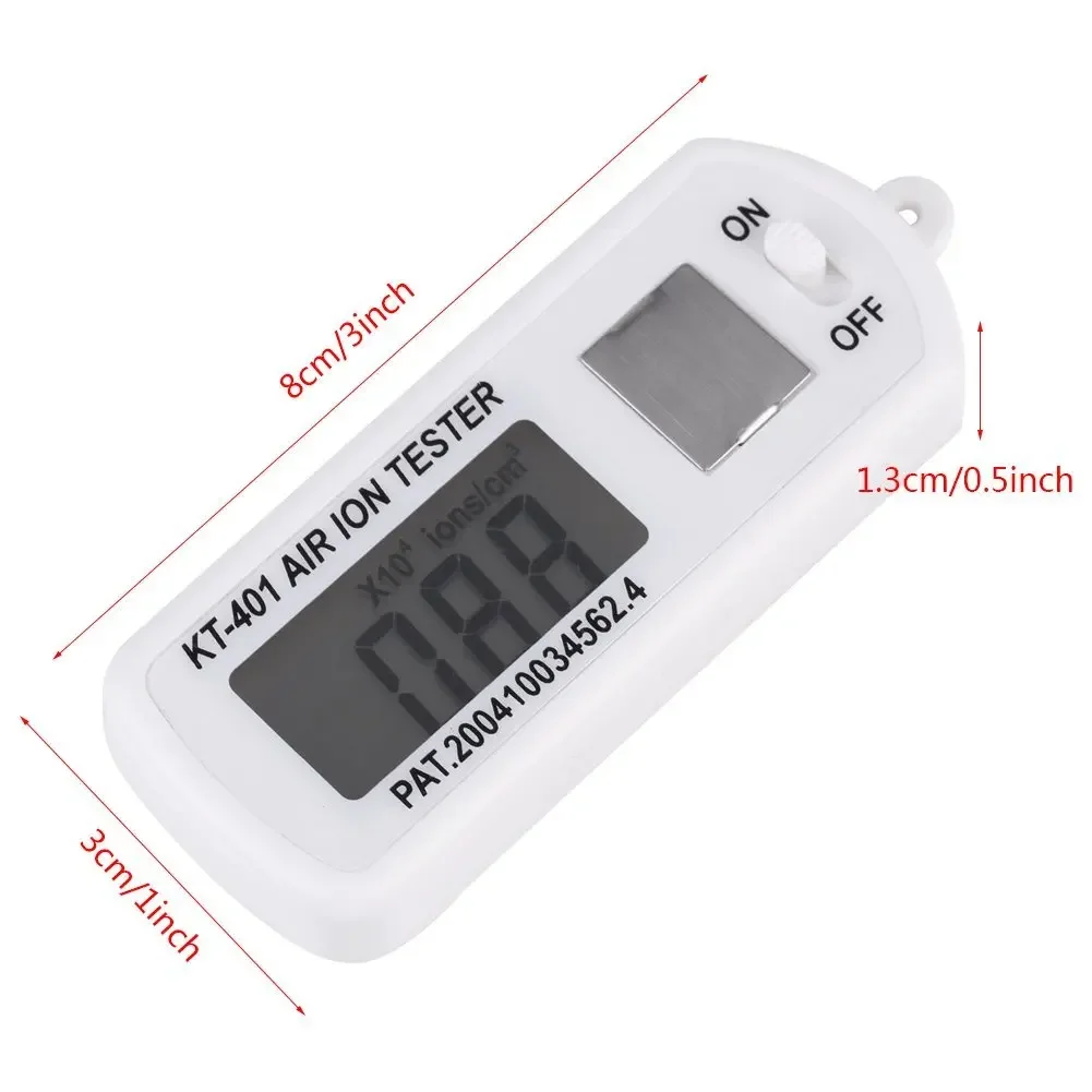 

Nick 2026Measurement Range 10000 ions/cc~19,990,000 ions/cc Air Ion Meter Counter for Negative Air Ion Generator with a Wrist St