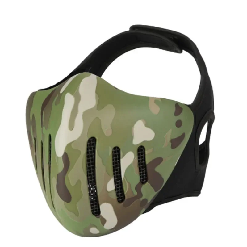 คุณภาพสูง EDC Knight หน้ากากยุทธวิธีอุปกรณ์ป้องกันกลางแจ้งหน้ากากสีทึบหน้ากากขี่เครื่องมือป้องกันตัวเอง