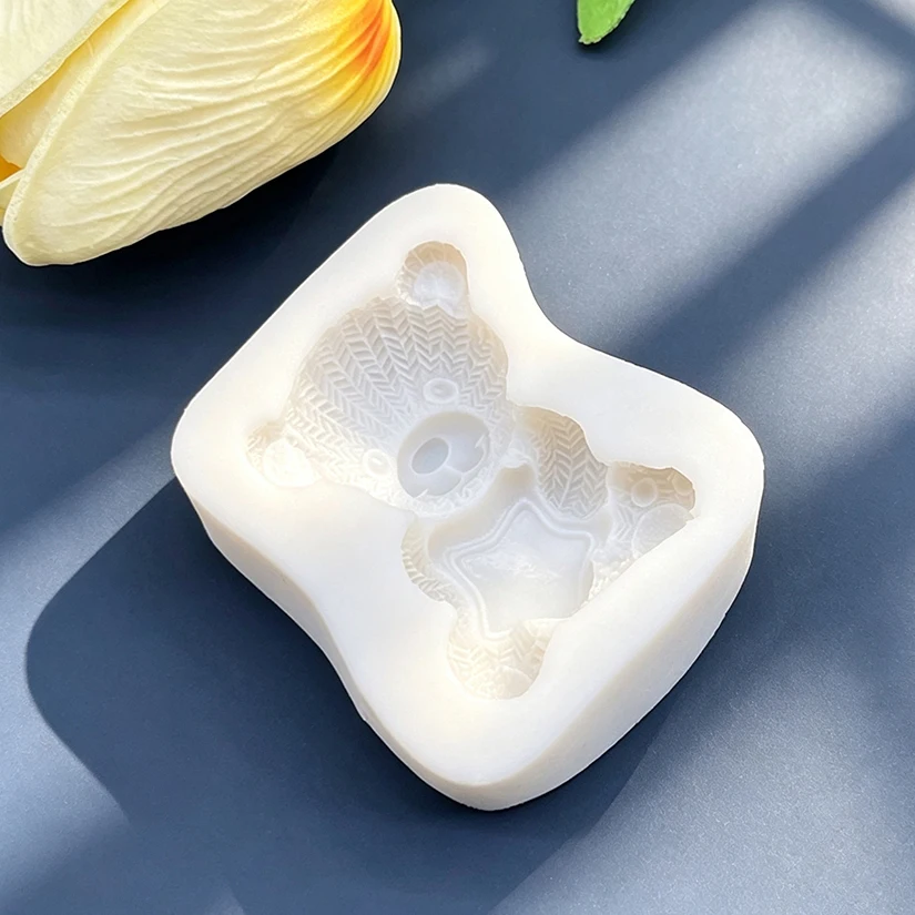 Bear Star Silicone Sugarcraft Mold Cookie Cupcake Chocolate Baking Mold Fondant Cake Decorating Tools