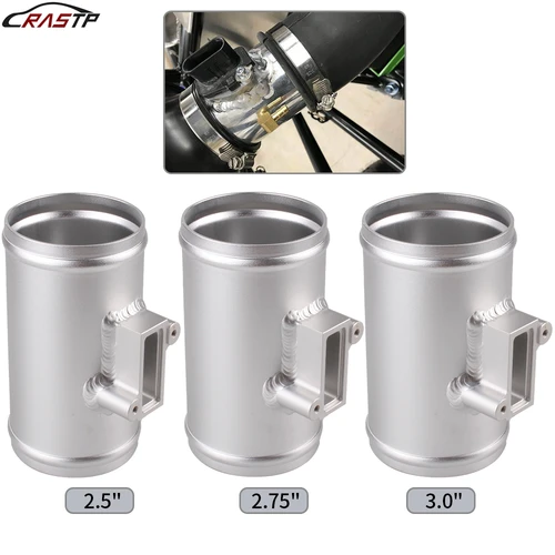 Imagen 1 del producto Base de medidor de entrada de montaje de Sensor de flujo de aire de coche de aleación de aluminio para VW Nissan Honda Civic Ford MAF adaptador de medidor de entrada de aire MAF006