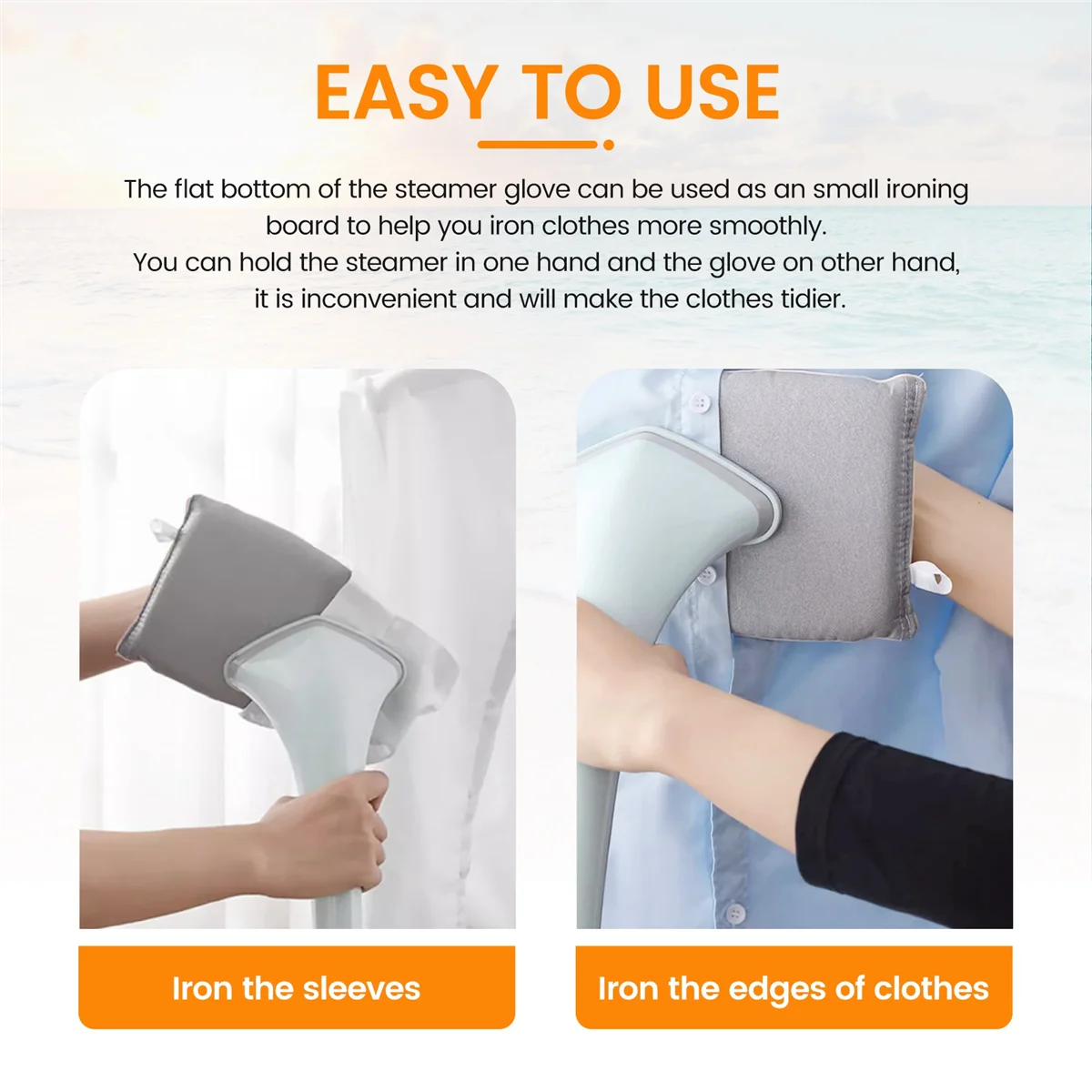 Garment Steamer Ironing Gloves Anti Steam Glove Heat Resistant Garment Steamer Mitt, Garment Steamer Accessories