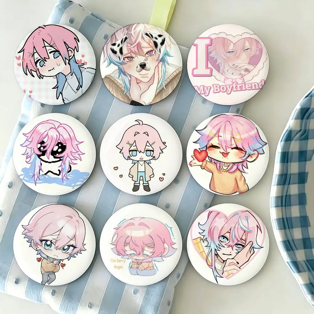 

14 days with you ren Brooches Cartoon Badge Pins Backpack Hat Accessories Friend Gift