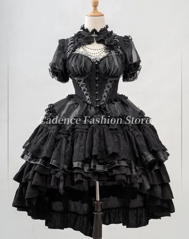 Индивидуальные готические платья Лолиты Викторианские платья для выпускного вечера в стиле рококо Пончо Короткие вечерние платья Бальные платья