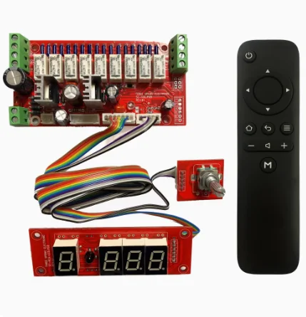 Relay Volume Board HIFI Volume Controller Remote Volume Panel with Display Balance Volume