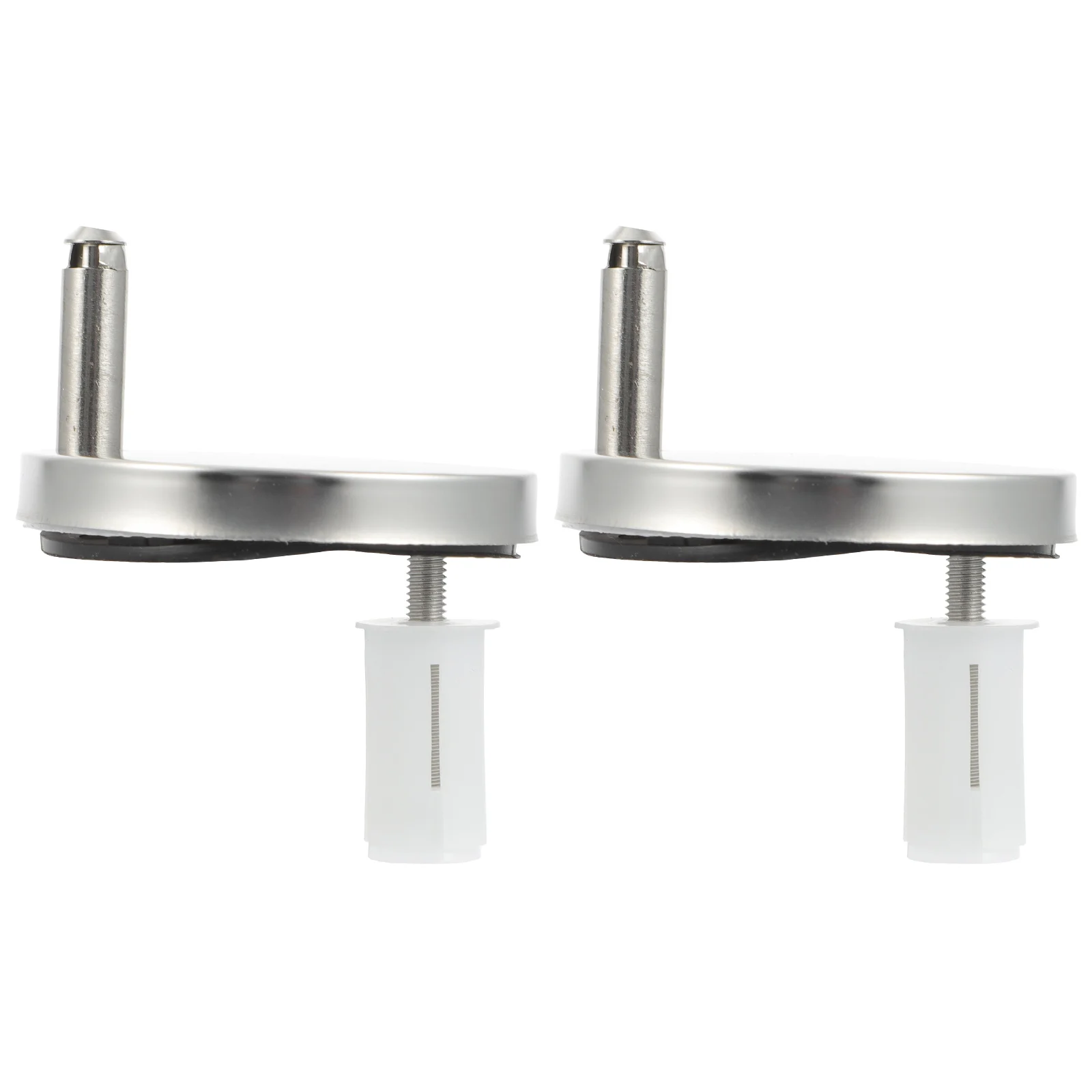 

2pcs Toilet Seat Hinge Fittings Seat Hinge Fittings Plastic Iron Material St Installation Replacement Parts Bolts Fixings