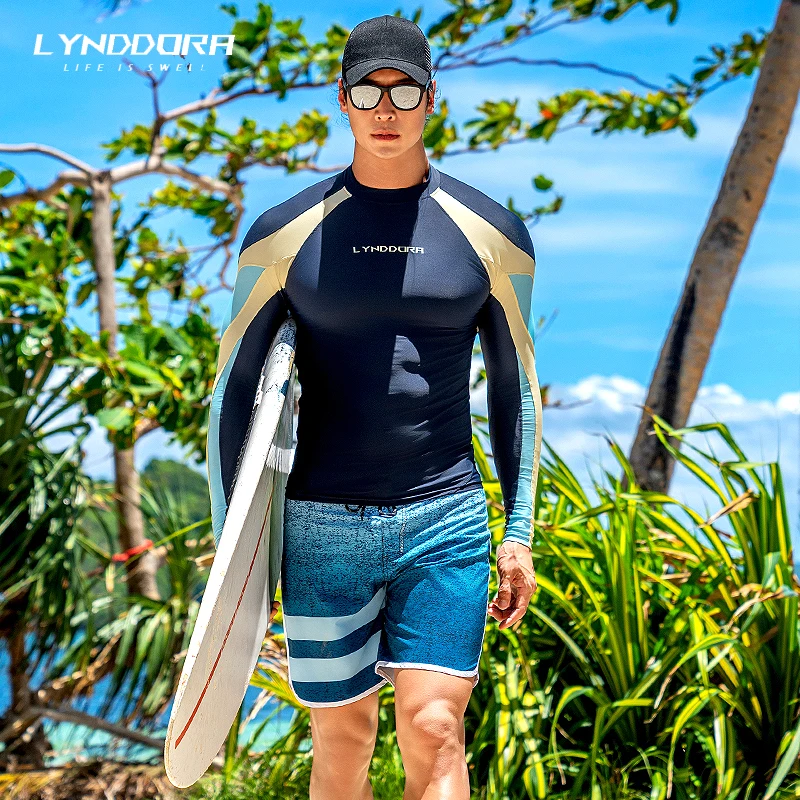 

SAILBEE Мужской купальник с защитой от ультрафиолета, купальник с длинными рукавами, мужской рашгард для серфинга, рубашка для серфинга для плавания, костюм для дайвинга M0140