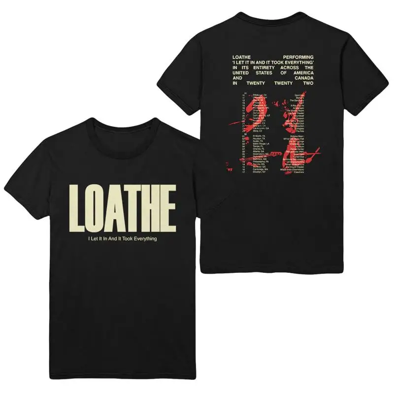 New Loathe Band Heavy Cotton Black All Size T Shirt Ag562