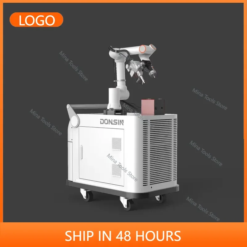 6-Axis Cobot Welding Equipment PLC Controlled with Big Positioner & Double Wire Feeder