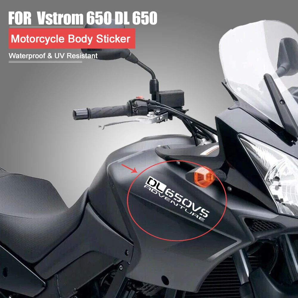 Motorcycle Stickers Reflective Decal Vstrom 650 Decals for Suzuki V-Strom650 DL650 V Strom650 Vstrom650 Adventure Accessories