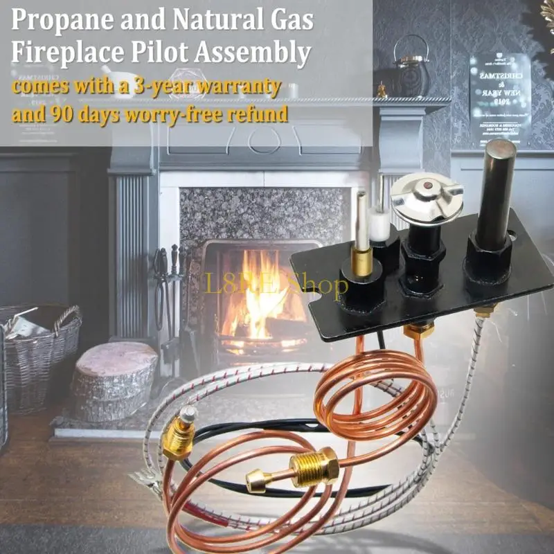 Conjunto pilotos gás propano L8re para 69L180199702 69L17 W010-0801 Incluir Thermopile
