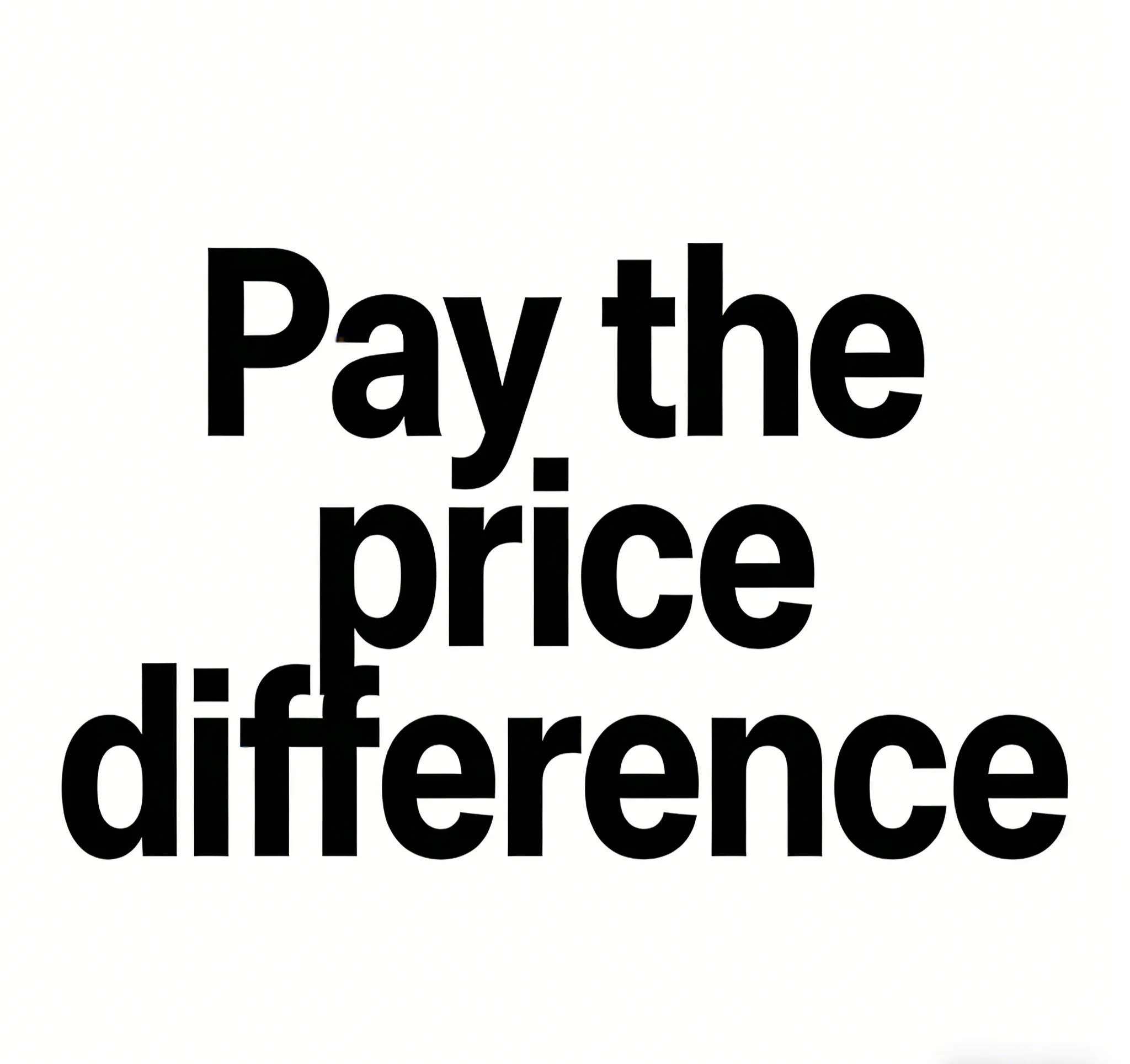 Link compensation for price difference