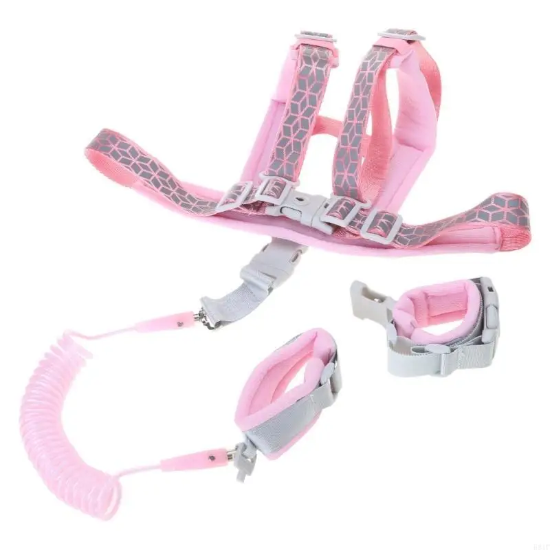 

581F Toddler Leash Safety Harness Outdoor Kid Toddler Safety Reflective Strap Rope