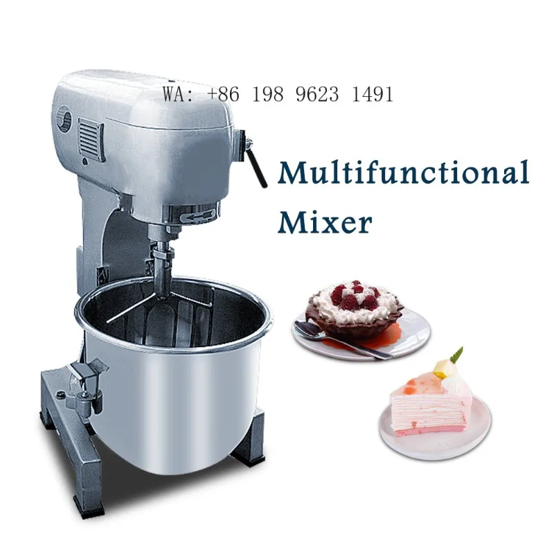 

15L Low Noise Spiral Dough Mixer Heavy Duty Stainless Steel Flour Mixing Equipment for Commercial Large Bakery Production