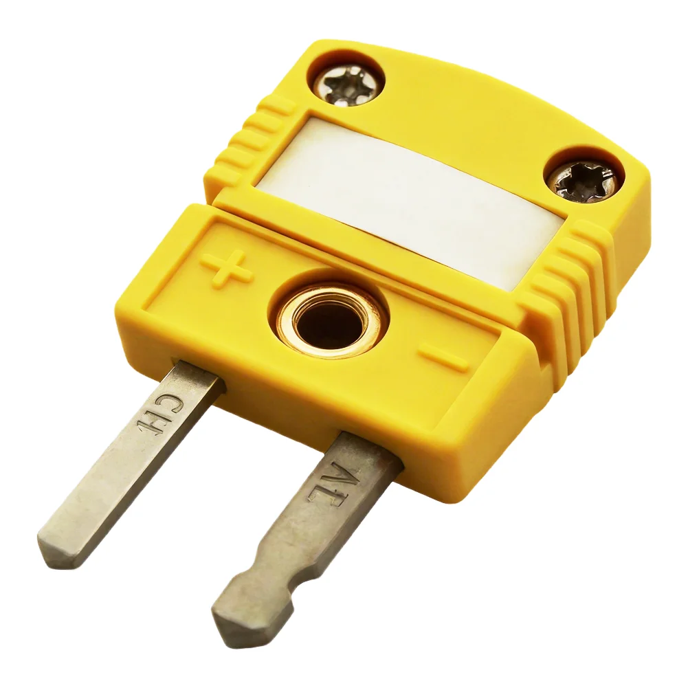 Yellow K-Type Thermocouple Thermocouple Connectors For Automotive Systems Low Signal Interference Oxygen-free Copper
