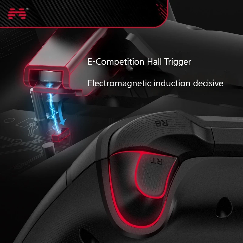 Beitong Asura 2pro Wired Game Controller E-Sports Grade Hall Trigger Macro Programming Competitive Button Pc Steam Gamepad