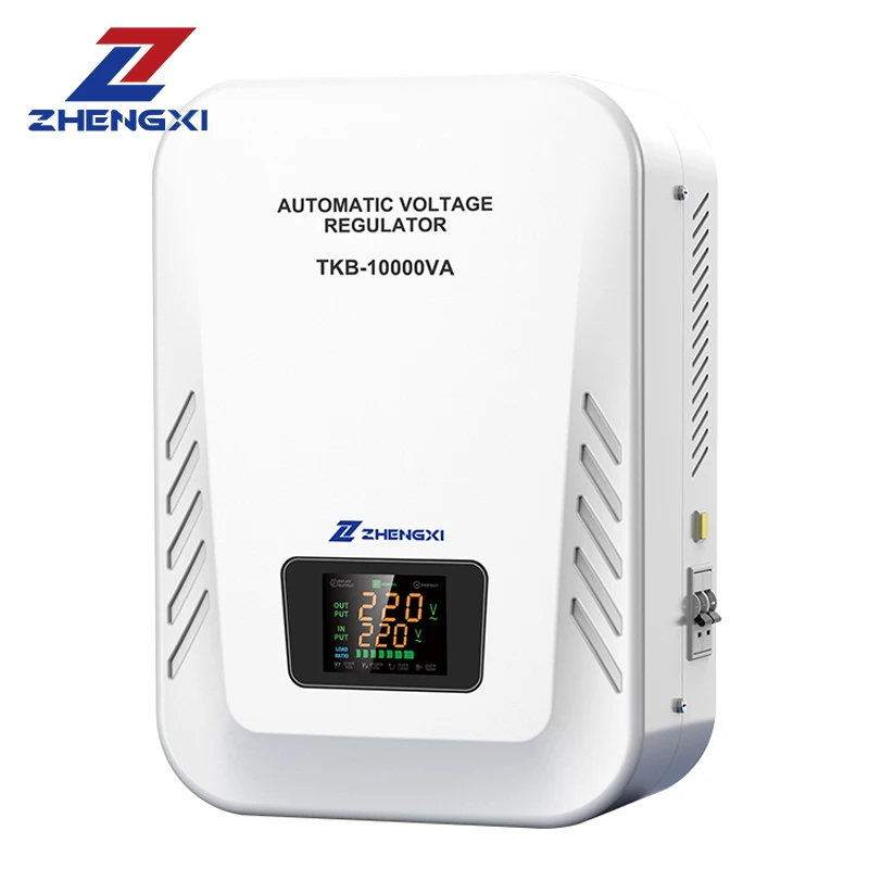 ZX 1000VA-10KVA Automatic Home AC Voltage Regulator/Stabilizer Wall Mount 220V for Home Air Conditioner Avr Home 220V Stabilizer
