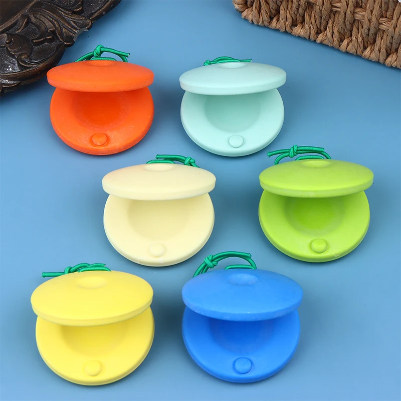 1Pc Bambus Musik Spielzeug Kastagnetten Percussion Instrument Unterhaltung Requisiten Instrumente Für Kleinkind Kinder Rhythmus Anbau