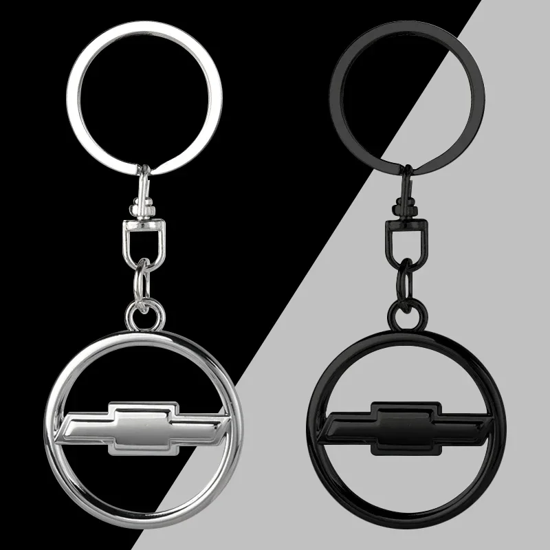 شارة السيارة سلسلة مفاتيح كيرينغ قلادة سلسلة مفاتيح معدنية اكسسوارات السيارات لشروليه سبارك أفيو كروز لاكيتي سونيك ماليبو