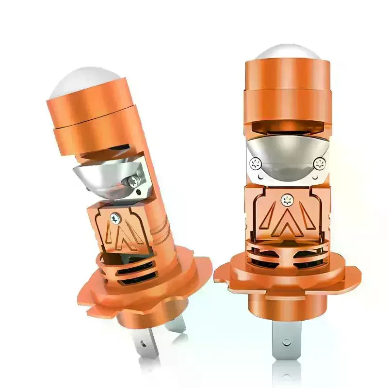 2 Pcs H7 LED Headlight Bulbs Super Bright Output Efficient Cooling Perfect For Car Upgrade Safe Night Driving