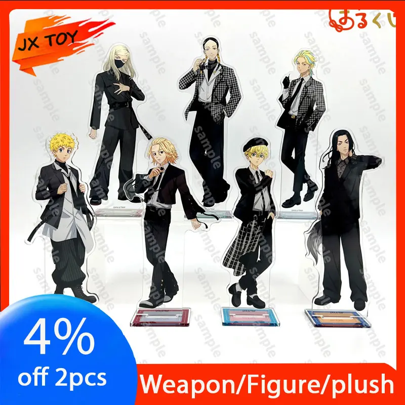

Tokyo Revengers Monotone Collection Ver. Sanzu Haruchiyo Acrylic Stand Kazutora Hanemiya Ornaments Manjiro Sano Statue Toys Boy