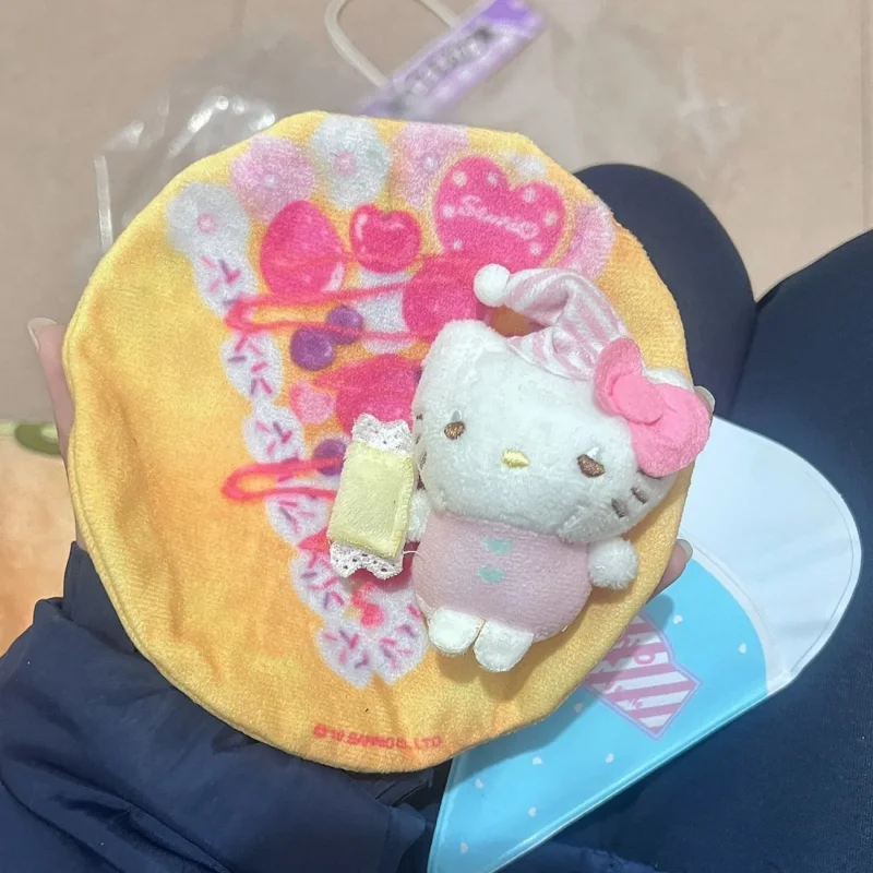 Jouet en peluche Kawaii Hello Kitty Sanrio, série gaufrée mignonne, poupée en peluche, sac à dos, pendentif, porte-clés, cadeau d'anniversaire de vacances pour fille