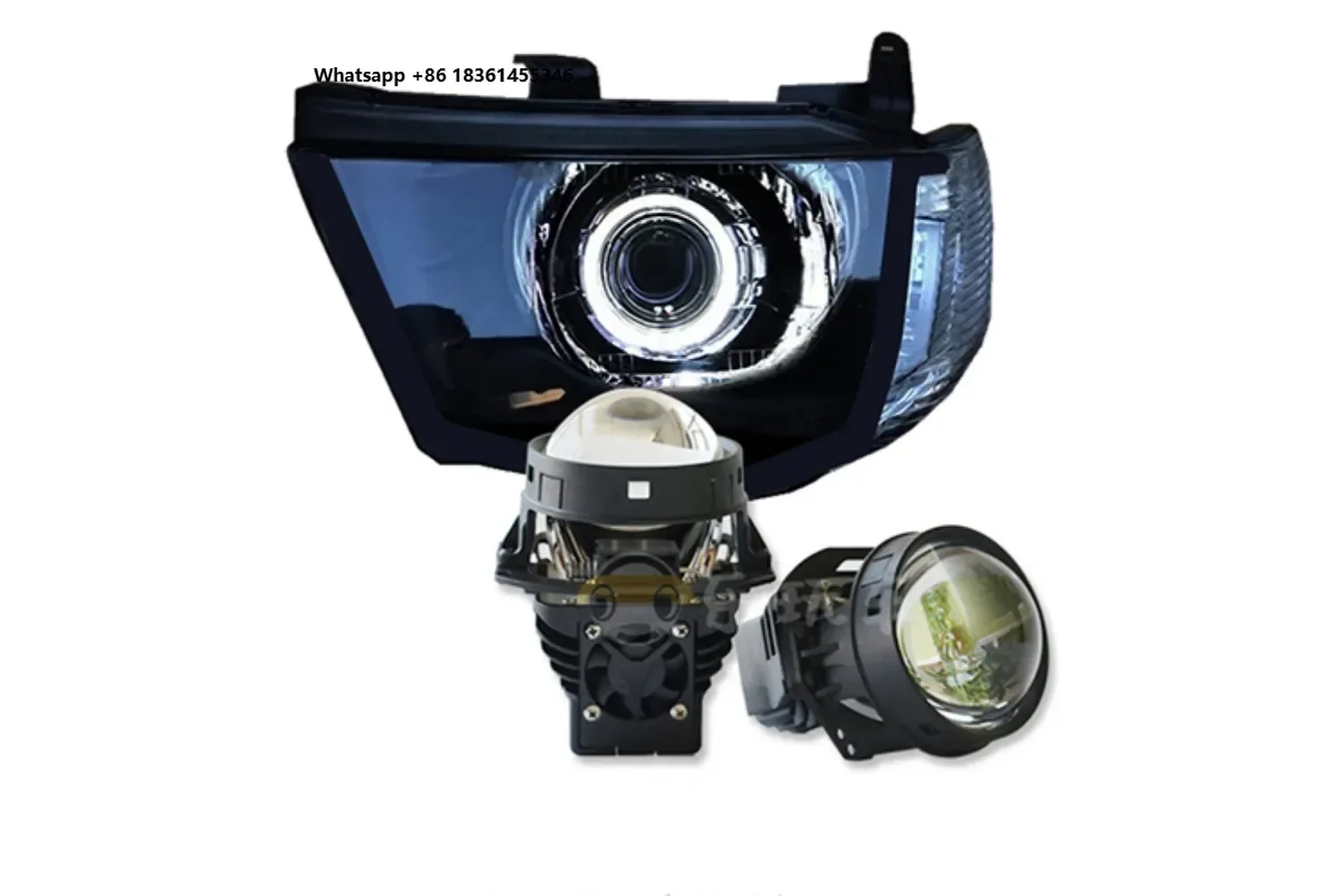 Car Front Headlamp LED Headlight for Triton L200 Hi/Lo Beam DRL Daytime Running Light Turn signal