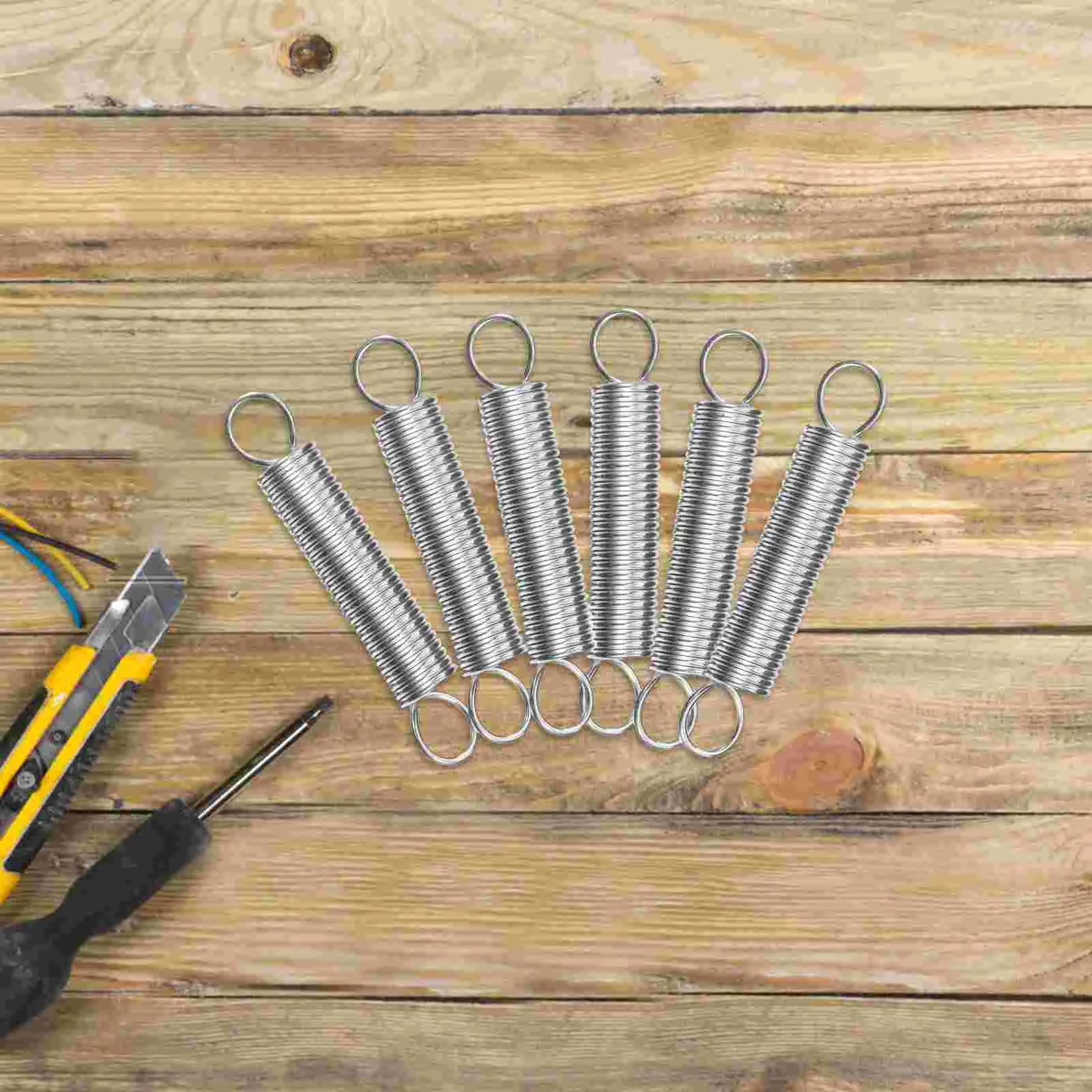 20 Pcs Stainless Steel Tension Spring Springs Kit Extension Small Chaise Longue Silver