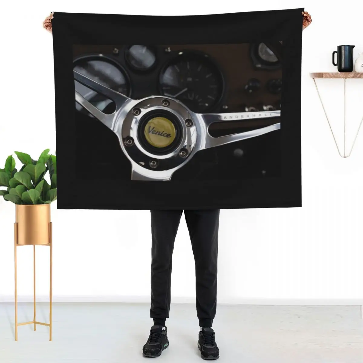 

Vanderhall Venice GT Throw Blanket Color Fast Cozy Throw Blanket