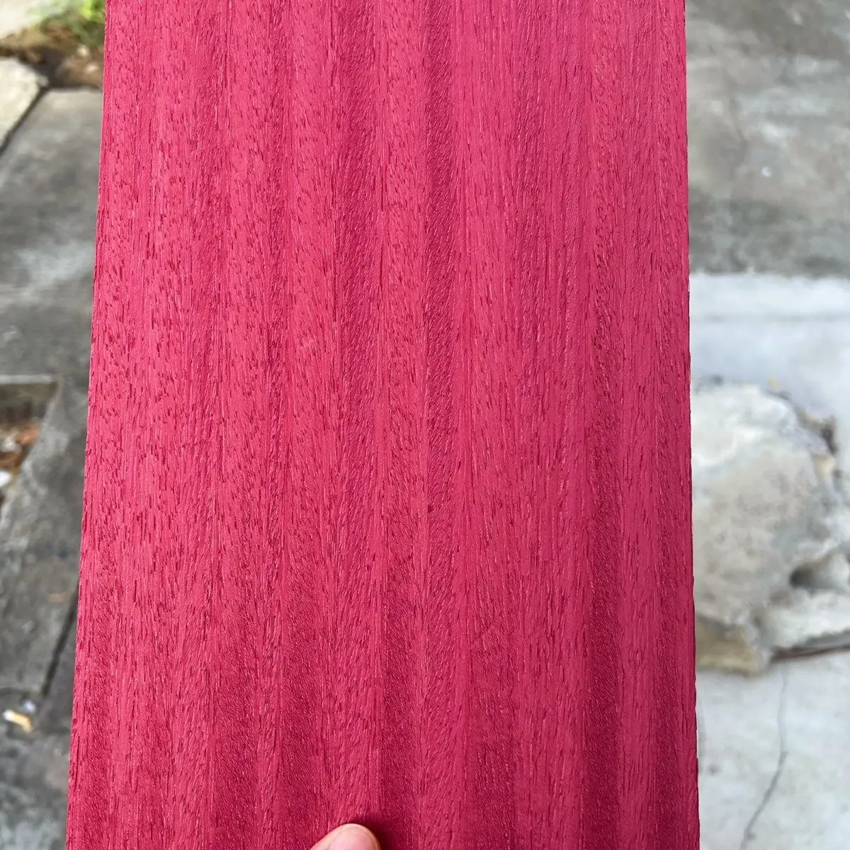 1.5MM  Dyed Red Ayus Table Tennis Racket Bottom Board Wood Material 2PCS