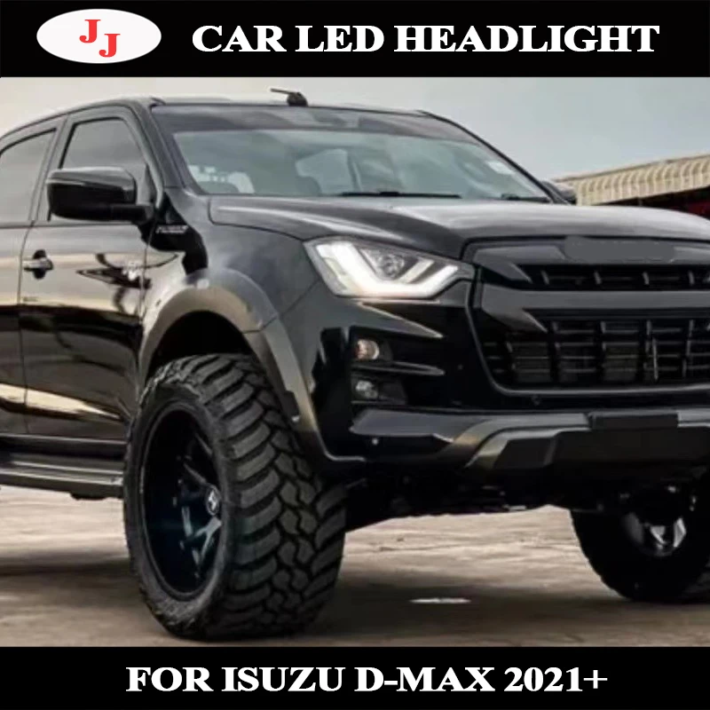 LED headlight fit for ISUZU D-MAX 2021+ Car Styling Head Lamp Headlights  Frontier LED Headlight Signal DRL